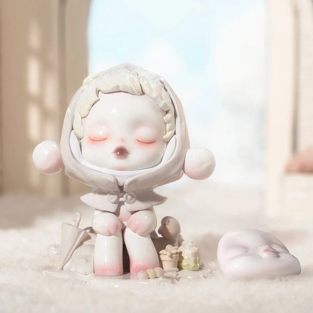 Cute Ceramic Figurine with Hood